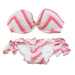 Victoria’s Secret Crinkle Bikini (with detachable straps) 34D/M